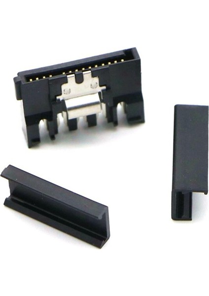 Metal Kilitli ve Uç Kapaklı Siyah Sata 15PIN Dişi Güç Konektörü (Yurt Dışından)