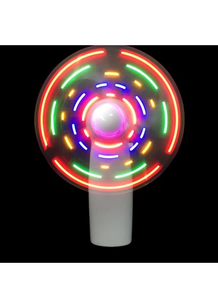 Syniuniutaşınabilir Mini LED El Fanı, Masaüstü Soğutma Için Yanıp Sönen "seni Seviyorum" Karakterleri (Yurt Dışından)