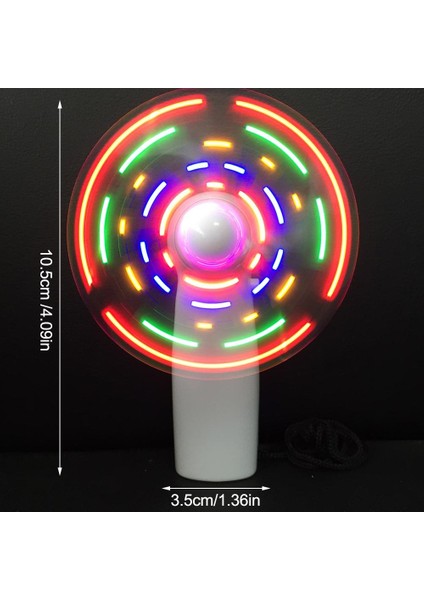 Syniuniutaşınabilir Mini LED El Fanı, Masaüstü Soğutma Için Yanıp Sönen "seni Seviyorum" Karakterleri (Yurt Dışından) fırsatları