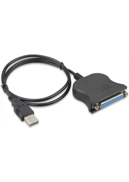 USB 2.0 - DB25 Kablosu Yazdırma Dönüştürücü Kablosu Lpt USB Adaptörü Lpt Kablosu Lpt - USB Kablosu Siyah (Yurt Dışından)