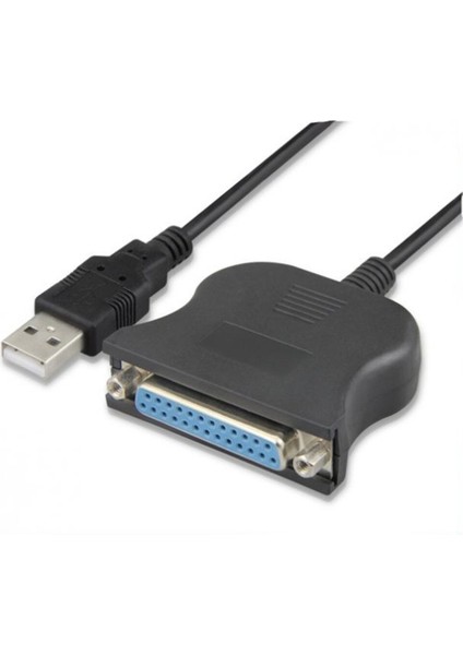USB 2.0 - DB25 Kablosu Yazdırma Dönüştürücü Kablosu Lpt USB Adaptörü Lpt Kablosu Lpt - USB Kablosu Siyah (Yurt Dışından)