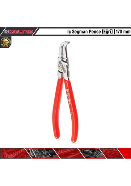 Iç Segman Pense (Eğri) | 170 mm