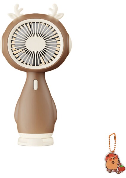 Syniuniuhandheld Portable, Small Fan, USB Charging Wireless Student, Handheld Fan, Fruit Shape (Yurt Dışından)