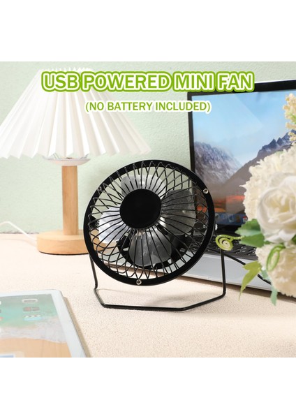 Syniuniuyaz Aylarında Küçük Ev Veya Ofis Yatak Odası Masaüstü Için USB Fan Ayarlanabilir Döner Masaüstü Fanı (Yurt Dışından) modelleri