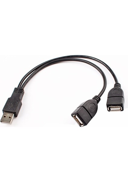 Yeni USB 2.0 A Erkek - 2 Çift Çift USB Dişi Splitter Kablo Hub Şarj Cihazı #79972 (Yurt Dışından) modelleri