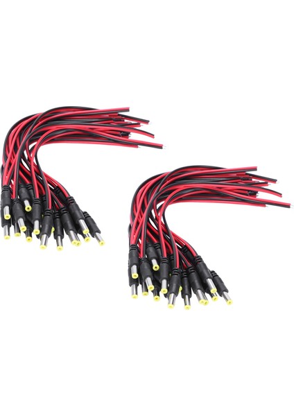 40 Adet 5.5 x 2.1mm Erkek Dc Jack Fiş Cctv Kamera Bağlantı Hattı (Yurt Dışından) fiyatları