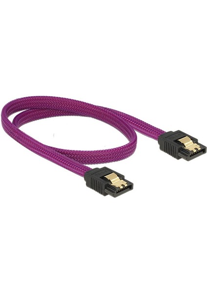 Mor Kollu 18 Inç Premium 6 Gb/s Sata3 Veri Kablosu, Altın Kaplama Mandallı Sataııı 6 Gbps HDD Sabit Disk/ssd Için Kilitleme (Yurt Dışından) fiyatları