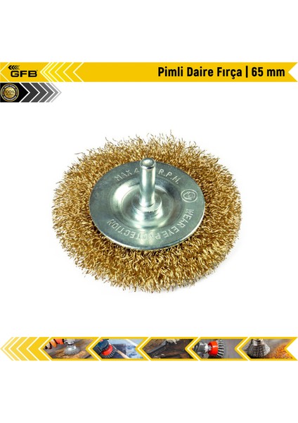 Pimli Daire Fırça | 65 mm