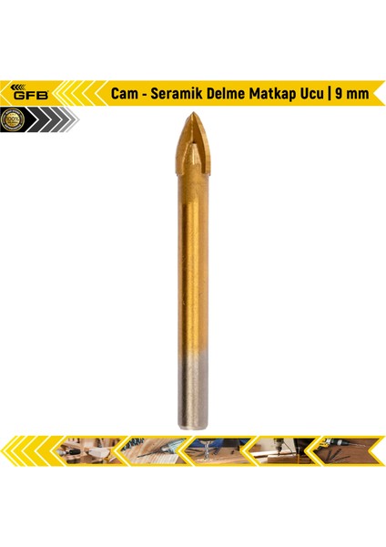 Cam - Seramik Delme Matkap Ucu | 9 mm