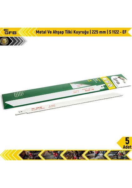 Metaı ve Ahşap Tilki Kuyruğu | 225 mm I S 1122 - Hf | 5 Adet