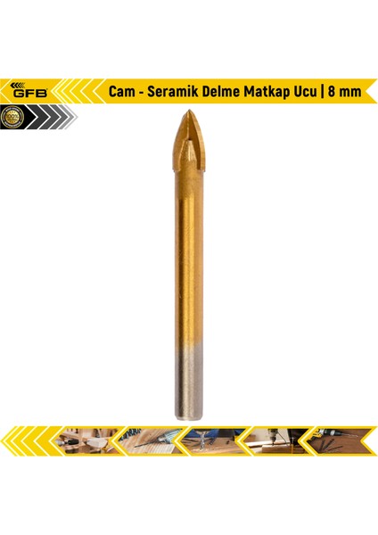 Cam - Seramik Delme Matkap Ucu | 8 mm