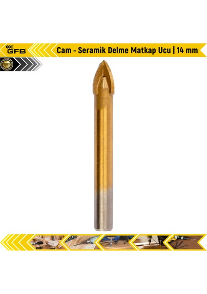 Cam - Seramik Delme Matkap Ucu | 14 mm