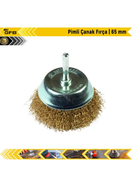 Pimli Çanak Fırça | 65 mm