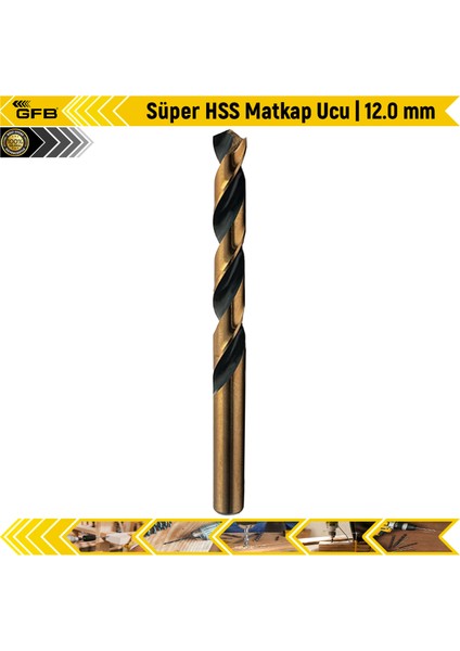 Süper Hss Matkap Ucu | 12.0 mm