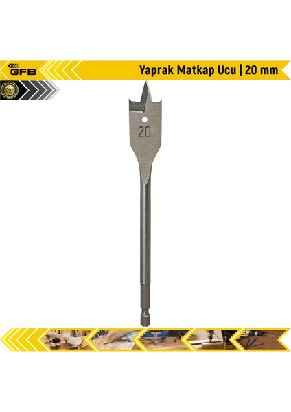 Yaprak Matkap Ucu | 20 mm