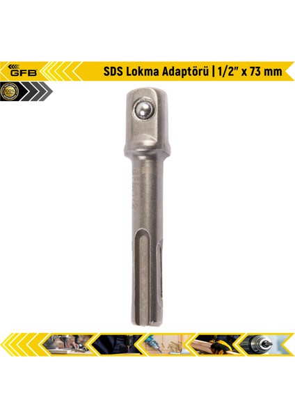 Sds Lokma Adaptörü | 1/2" x 73 mm