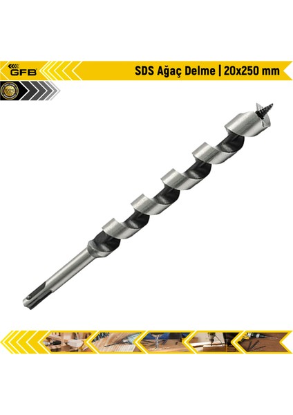 Sds Ağaç Delme | 20X250 mm