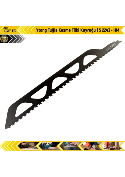 Ytong Tuğla Kesme Tilki Kuyruğu | S 2243 - Hm | 455 mm