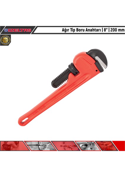 Ağır Tip Boru Anahtarı | 8” | 200 mm