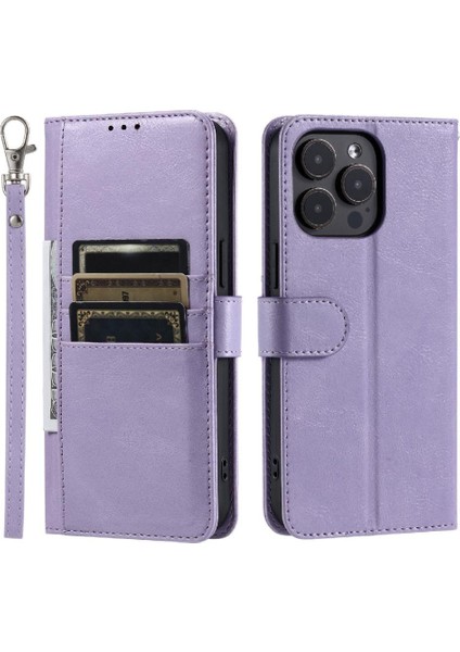 Xiaomi Poco M6 4g 6 Kart Yuvaları Için Flip Case Pu Deri Cüzdan Kickstand (Yurt Dışından)