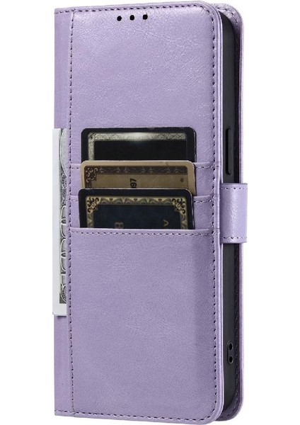 Xiaomi Poco M6 4g 6 Kart Yuvaları Için Flip Case Pu Deri Cüzdan Kickstand (Yurt Dışından)