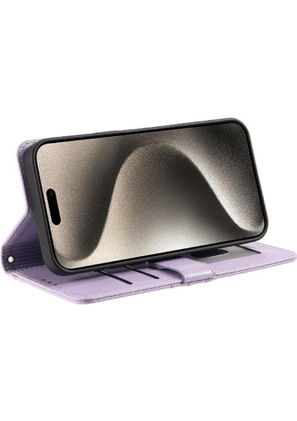 Xiaomi Poco M6 4g 6 Kart Yuvaları Için Flip Case Pu Deri Cüzdan Kickstand (Yurt Dışından)