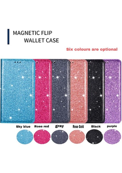 Samsung Galaxy A32 5g Kart Tutucu Pu Deri Flip Için Glitter Flip Case (Yurt Dışından) fırsatları