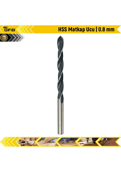 Hss Matkap Ucu | 0.8 mm