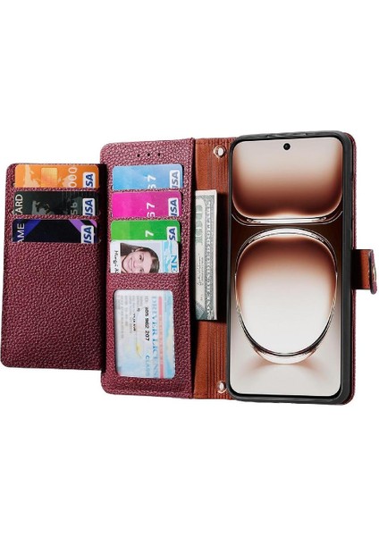 Oppo F27 Aşk Darbeye Dayanıklı Cüzdan Deri Kılıf Fermuar Için Flip Case (Yurt Dışından)