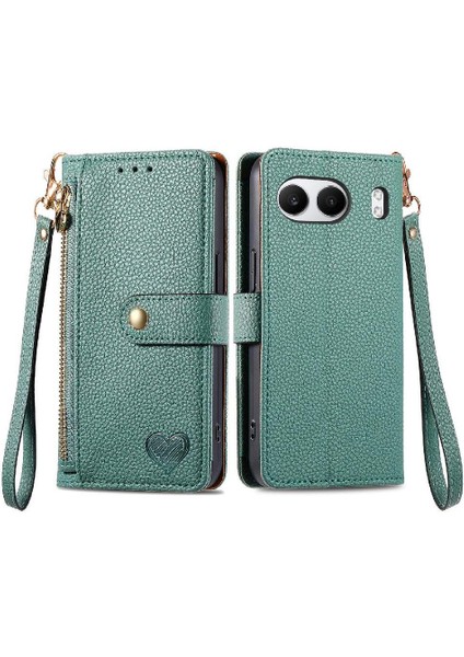 Oneplus Nord 4 Için Flip Case Darbeye Aşk Deri Kılıf Cüzdan Fermuar (Yurt Dışından) fiyatları