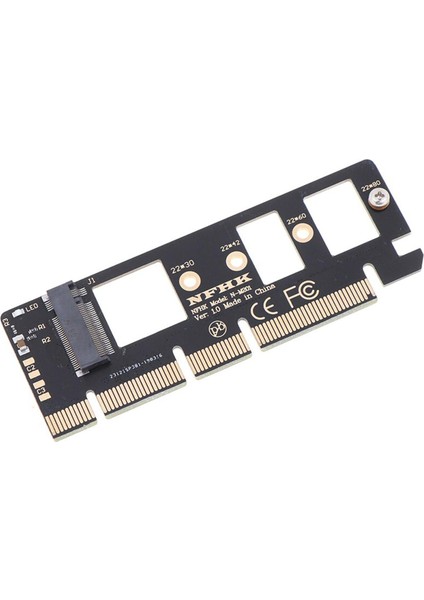 Ngff M Anahtar M.2 Nvme Ahcı Ssd'den Pcı-E Pcı Express 16X X4 Adaptör Yükseltici Kart Dönüştürücü XP941 SM951 PM951 A110 SSD (Yurt Dışından)