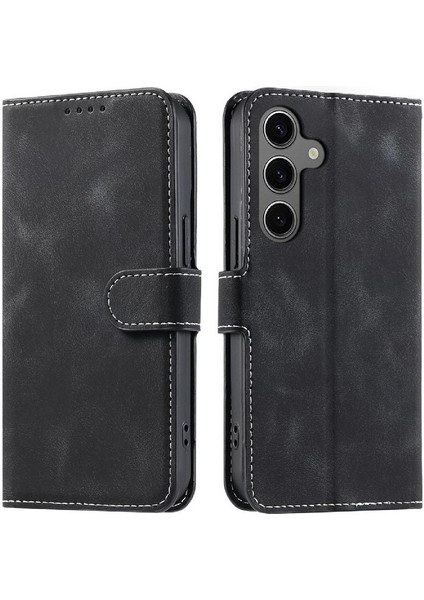 Samsung Galaxy A35 5g Için Flip Case Pu Deri Cüzdan Kart Yuvaları Bilek (Yurt Dışından)
