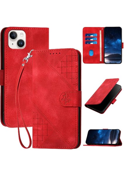 IPhone 13 Mini ve Kredi Kartı Yuvası Yüksek Kaliteli Deri Için Flip Case (Yurt Dışından)