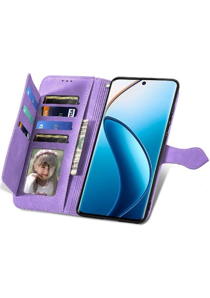 Realme 13 Pro Flip Fermuar Tarzı Iş Çoklu Kart Yuvası Cüzdan Için Kılıf (Yurt Dışından) fırsatları
