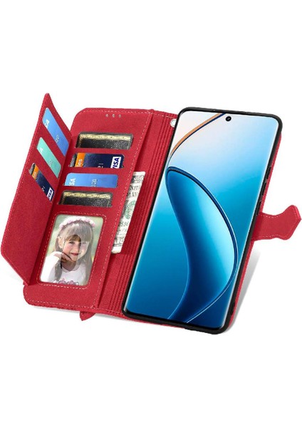 Realme 13 Pro Flip Fermuar Tarzı Iş Çoklu Kart Yuvası Cüzdan Için Kılıf (Yurt Dışından) indirimleri