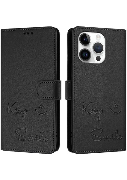 IPhone 13 Için Kılıf Pro Rfıd Engelleme Pu Deri Kart Tutucu Cüzdan Flıp (Yurt Dışından)