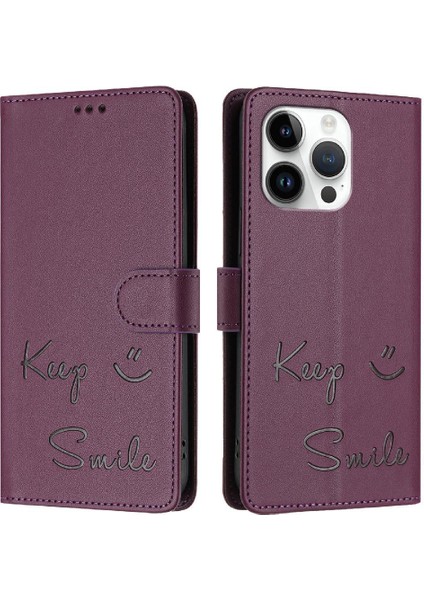 IPhone 13 Için Kılıf Pro Rfıd Engelleme Pu Deri Kart Tutucu Cüzdan Flıp (Yurt Dışından)