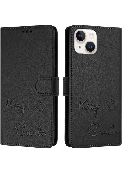 IPhone 14 Için Kılıf Artı Kart Tutucu Cüzdan Rfıd Engelleme Pu Deri Flıp (Yurt Dışından)