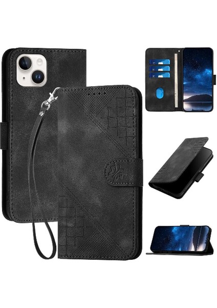 IPhone 13 Mini ve Kredi Kartı Yuvası Yüksek Kaliteli Deri Için Flip Case (Yurt Dışından)