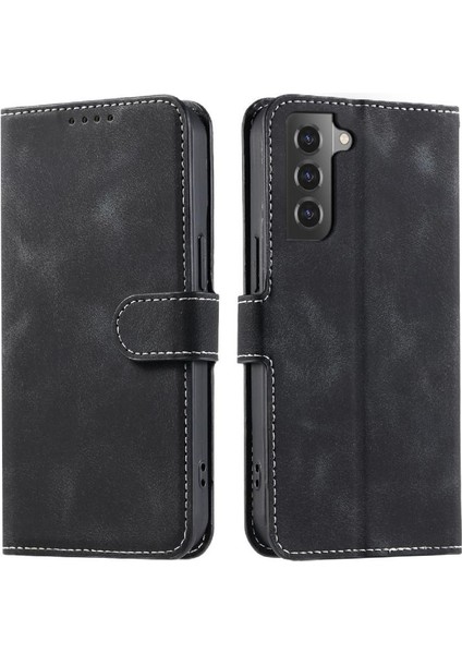 Samsung Galaxy S21 Kickstand Manyetik Cüzdan Kart Yuvaları Pu Için Flip Case (Yurt Dışından) fiyatları