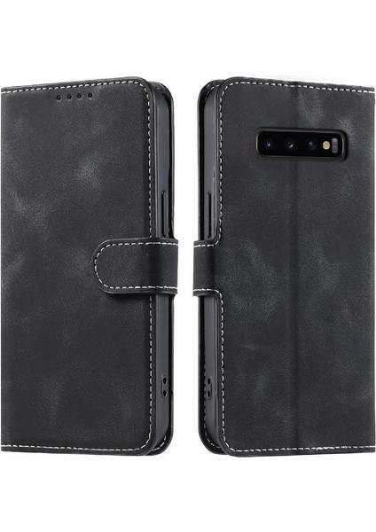 Samsung Galaxy S10 Artı Cüzdan Kart Yuvaları Manyetik Kickstand Için Flip Case (Yurt Dışından) indirimleri