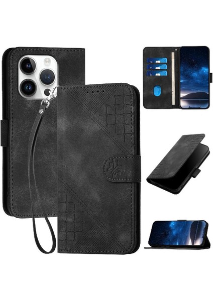 Ayrılabilir El Yüksek ile IPhone 15 Pro ve Kredi Kartı Yuvası Için Flip Case (Yurt Dışından)