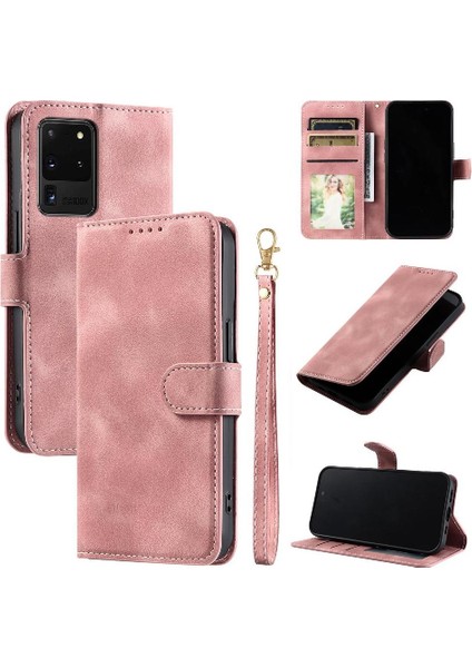 Samsung Galaxy S20 Ultra Pu Deri Manyetik Bilek Kayışı Için Flip Case (Yurt Dışından) fırsatları