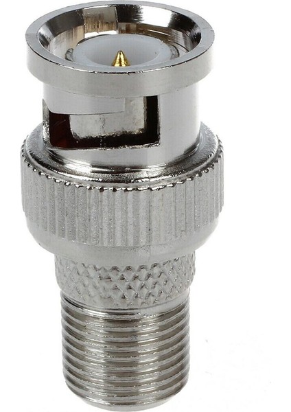 2 Adet Bnc Erkek Fiş F Tipi Dişi Jack Tv Adaptörü Rf Koaksiyel Konnektör (Yurt Dışından)