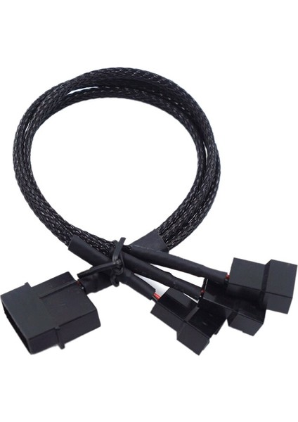 27 cm Siyah Molex 3 Yollu 3pin/4pin Fan Adaptörü Bilgisayar Kasası Fanı/cpu Fan/madencilik Soğutma Fanları (Yurt Dışından)