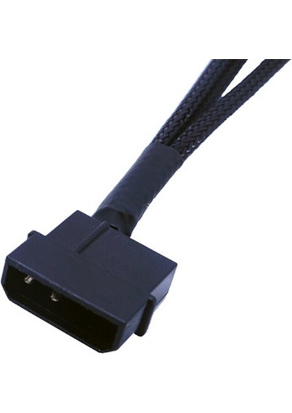 27 cm Siyah Molex 3 Yollu 3pin/4pin Fan Adaptörü Bilgisayar Kasası Fanı/cpu Fan/madencilik Soğutma Fanları (Yurt Dışından)