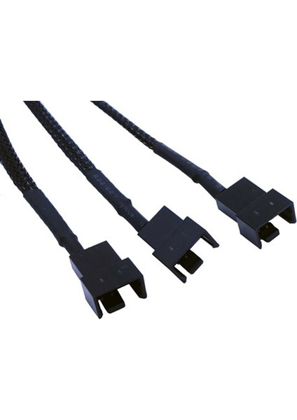 27 cm Siyah Molex 3 Yollu 3pin/4pin Fan Adaptörü Bilgisayar Kasası Fanı/cpu Fan/madencilik Soğutma Fanları (Yurt Dışından)