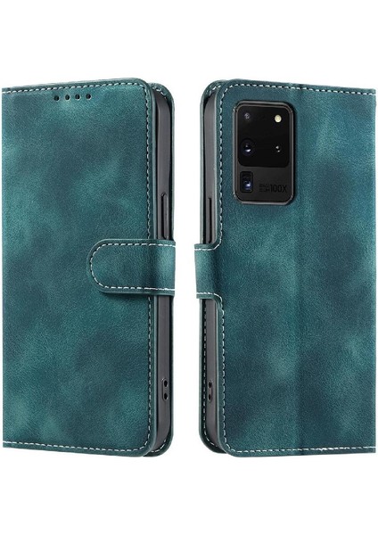 Samsung Galaxy S20 Ultra Pu Deri Manyetik Bilek Kayışı Için Flip Case (Yurt Dışından)