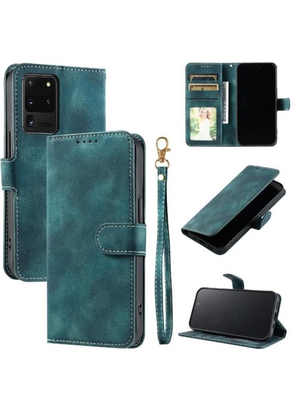 Samsung Galaxy S20 Ultra Pu Deri Manyetik Bilek Kayışı Için Flip Case (Yurt Dışından) indirimleri