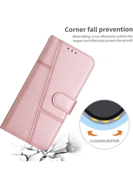 Xiaomi Poco M6 4g Yan Toka Için Flip Case Tam Koruma Kartı Pu (Yurt Dışından)